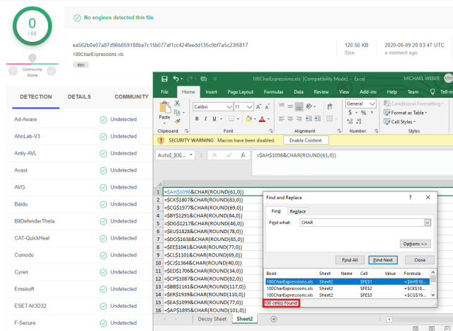 Further Evasion in the Forgotten Corners of MS-XLS – Yet Another
